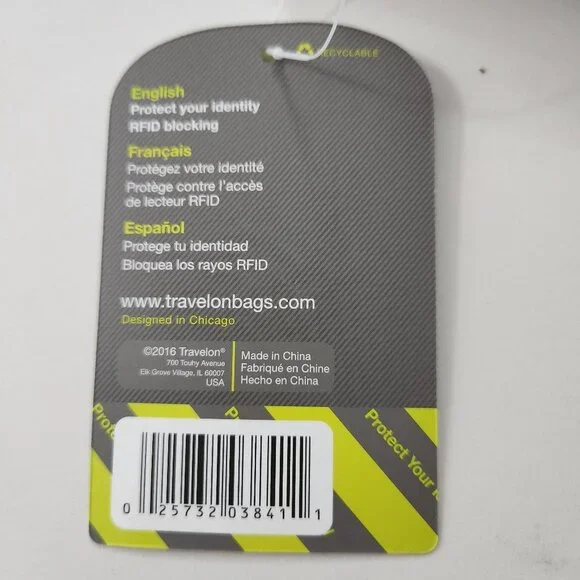 Travelon Safe ID‎ Navy Floral Wristlet Wallet RFID Blocking Wraparound Zip NWT - Picture 6 of 8